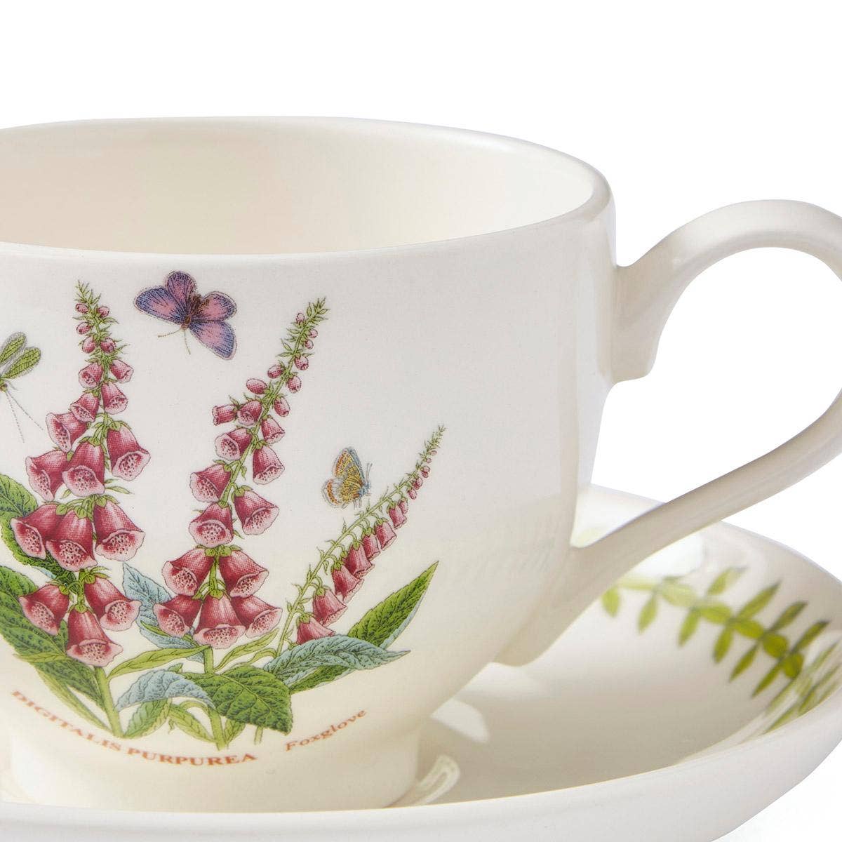 Botanic Garden Meadow Breakfast Teacup & Saucer, Foxglove
