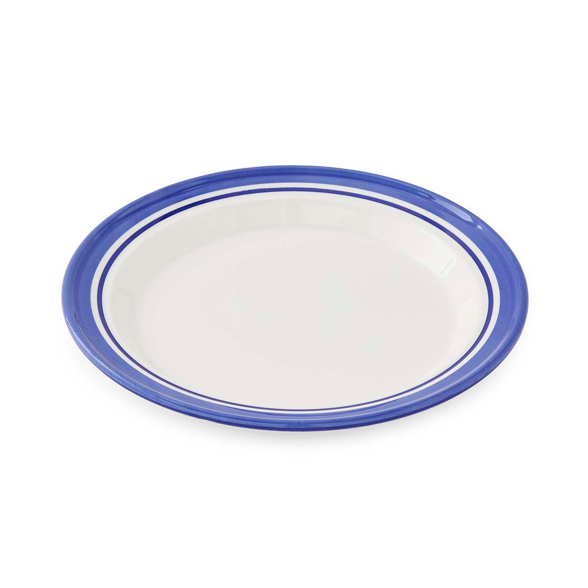 Potter's Stripe Set of 4 Side Plates, Blue