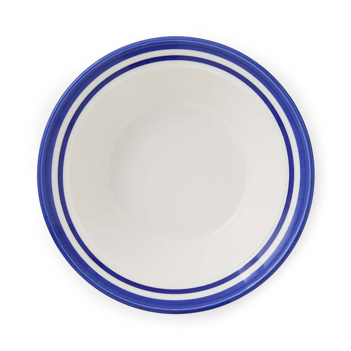 Potter's Stripe Set of 4 Oatmeal Bowls, Blue