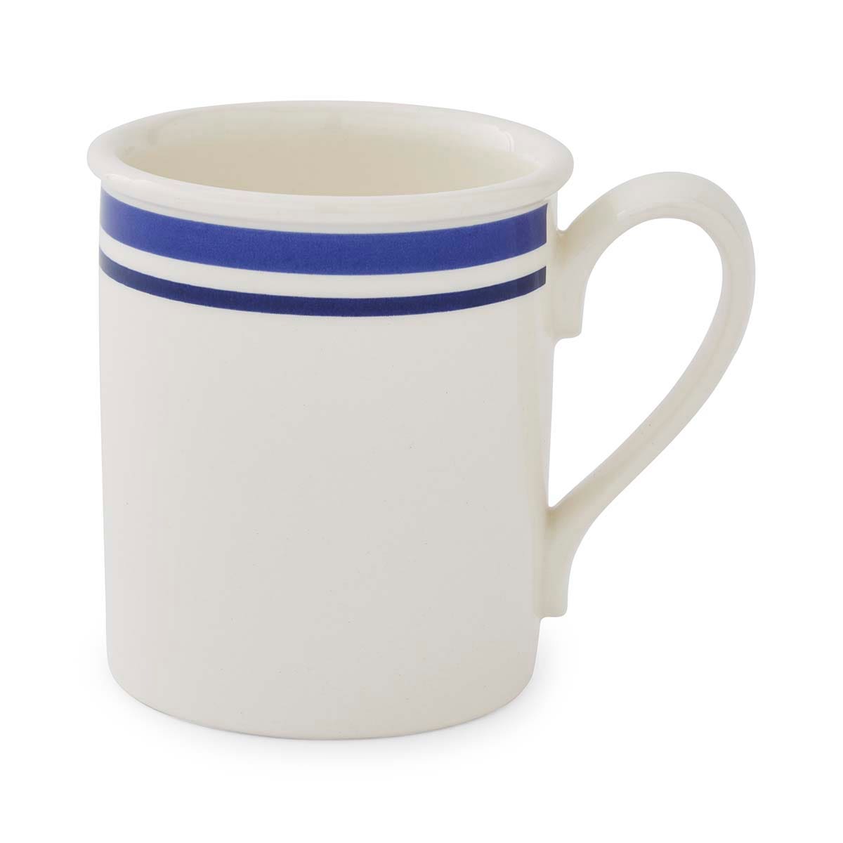 Potter's Stripe Set of 4, Breakfast Mugs, Blue