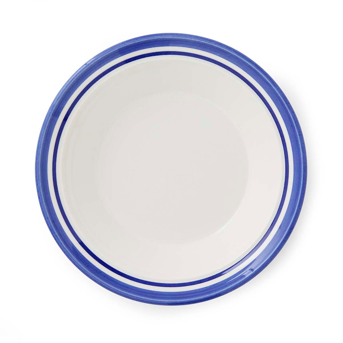 Potter's Stripe Set of 4 Soup Plates, Blue