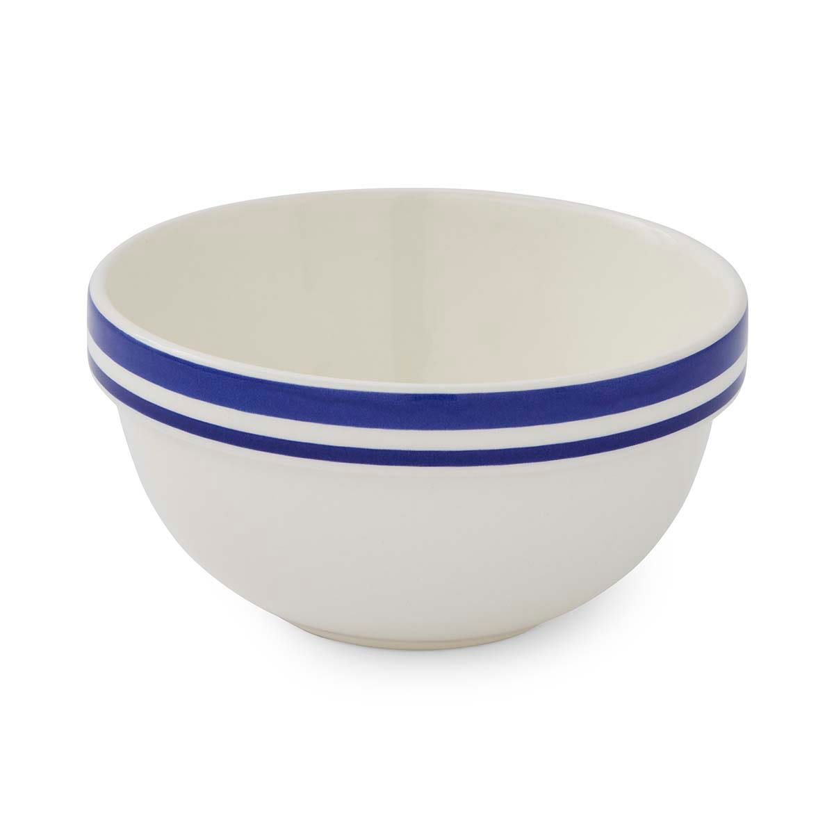 Potter's Stripe Set of 4, 5 Inch Stacking Bowls, Blue