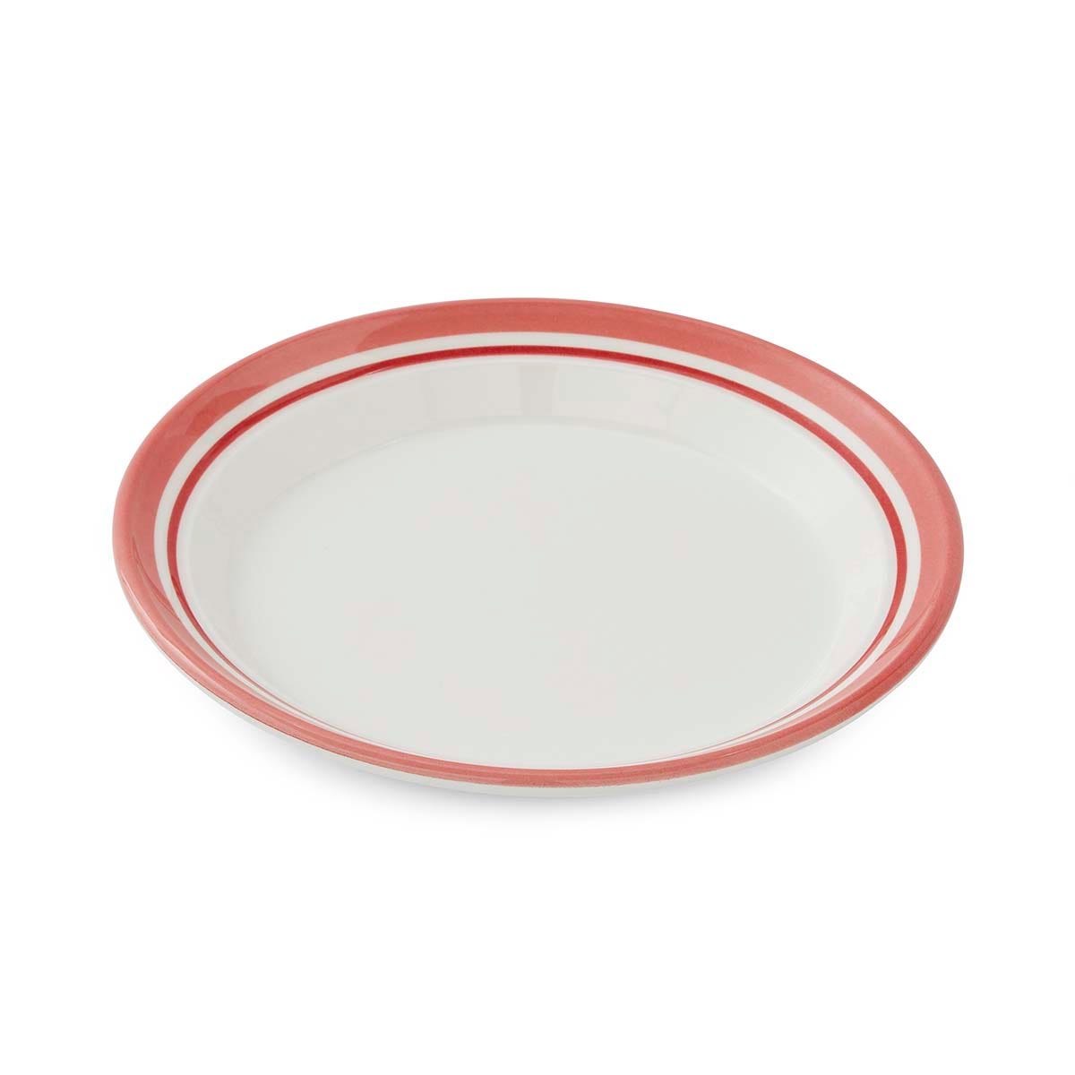 Potter's Stripe Set of 4 Side Plates, Red