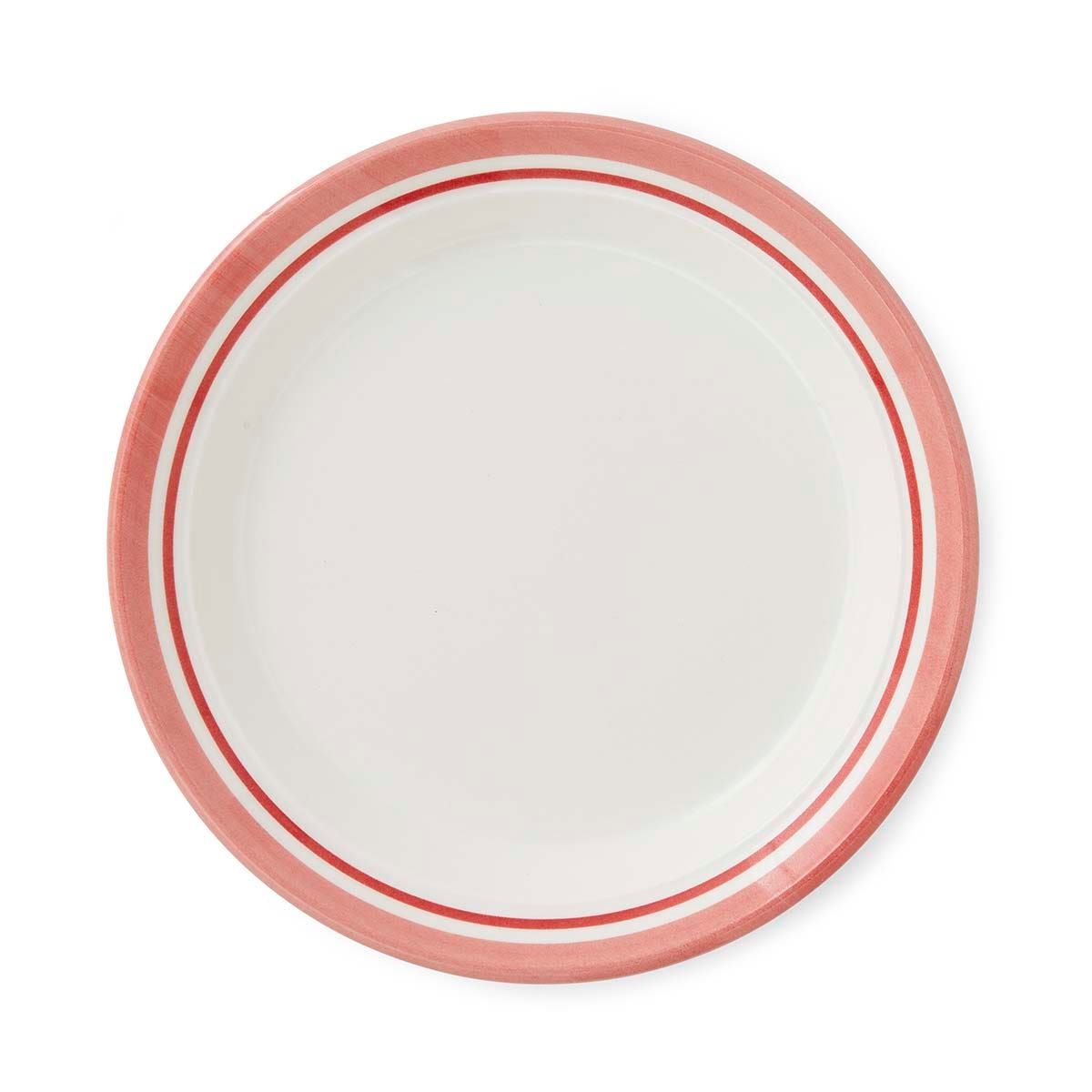 Potter's Stripe Set of 4 Side Plates, Red