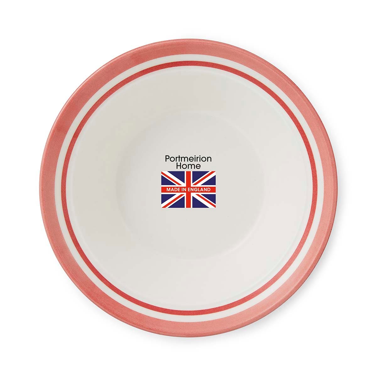 Potter's Stripe Set of 4 Oatmeal Bowls, Red