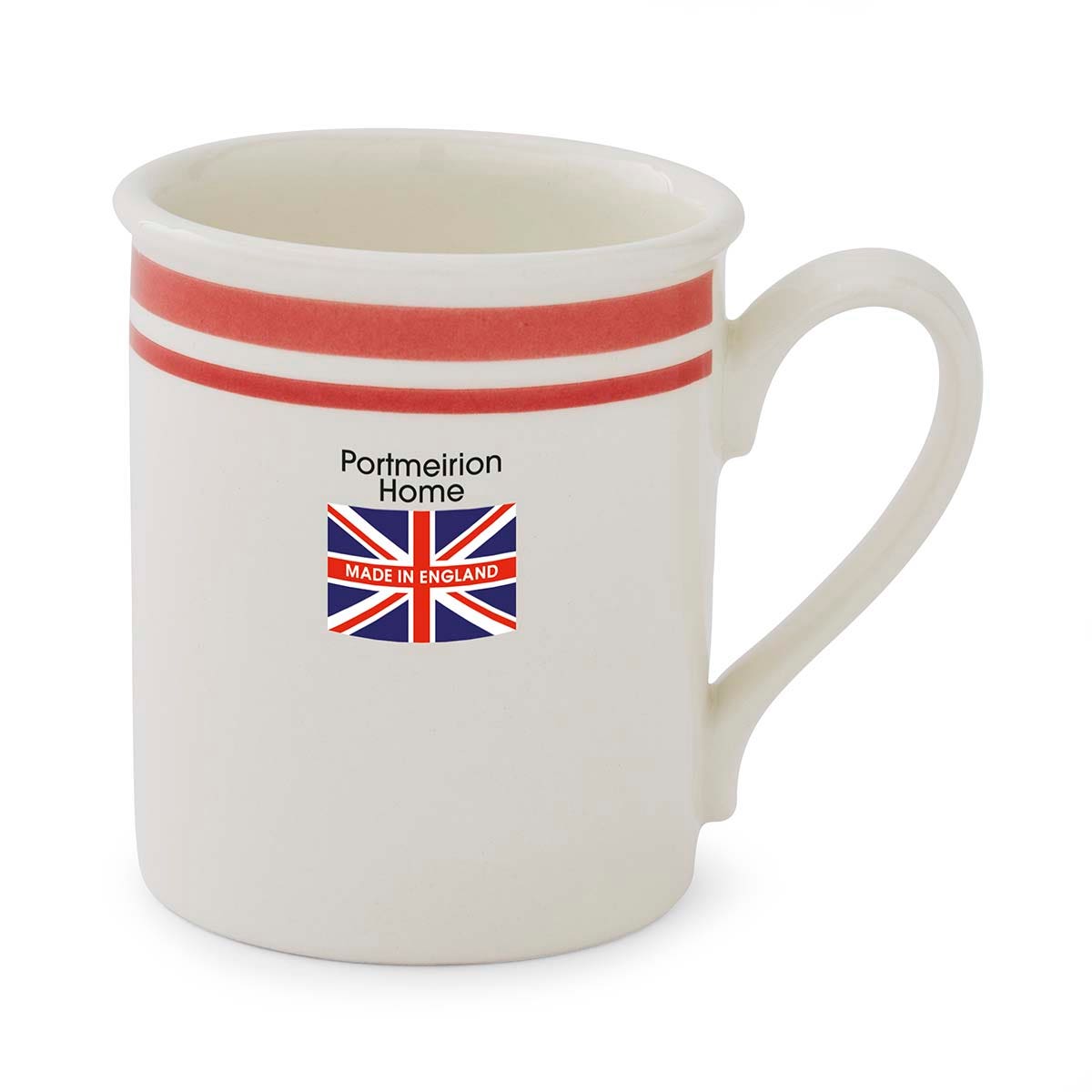 Potter's Stripe Set of 4, Breakfast Mugs, Red