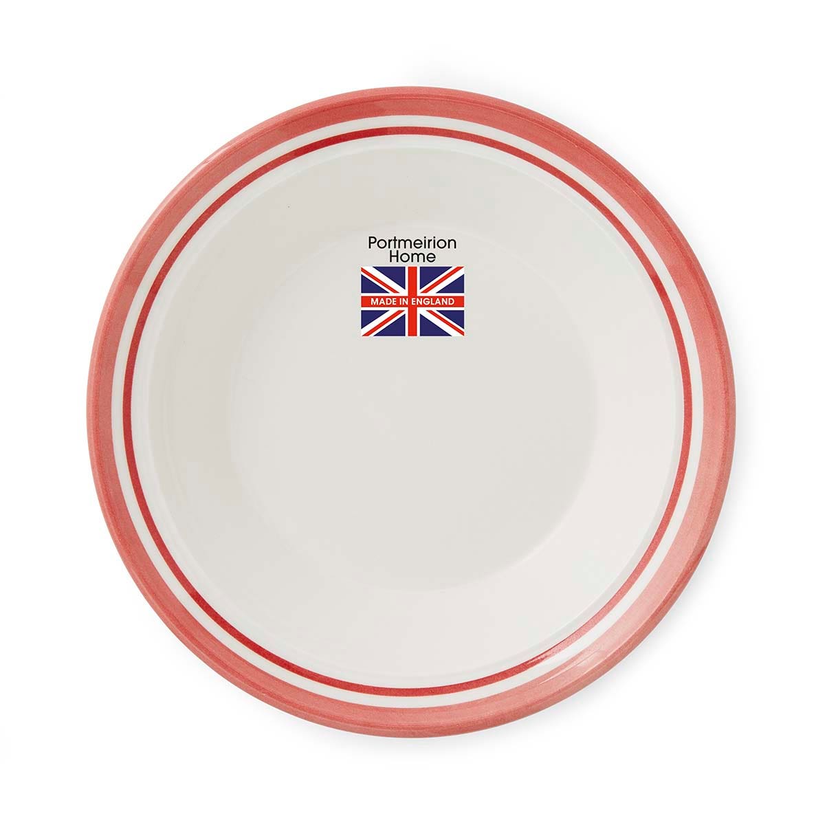 Potter's Stripe Set of 4 Soup Plates, Red