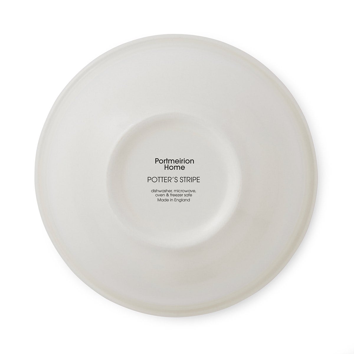Potter's Stripe Set of 4, 5 Inch Stacking Bowls, Blue