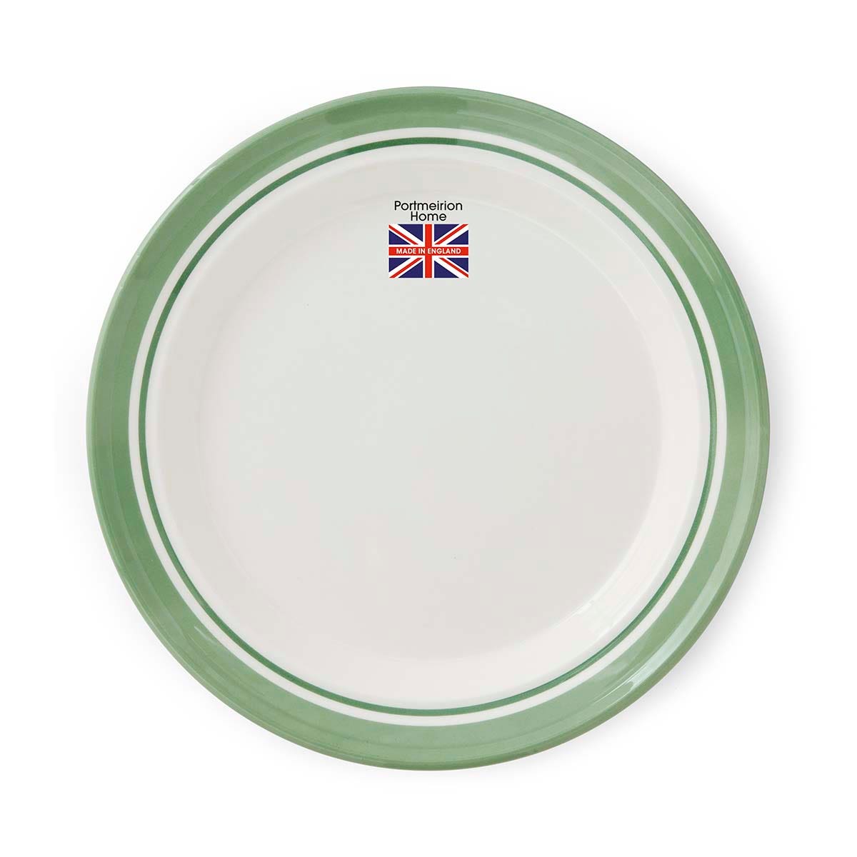 Potter's Stripe Set of 4 Bread Plates, Green