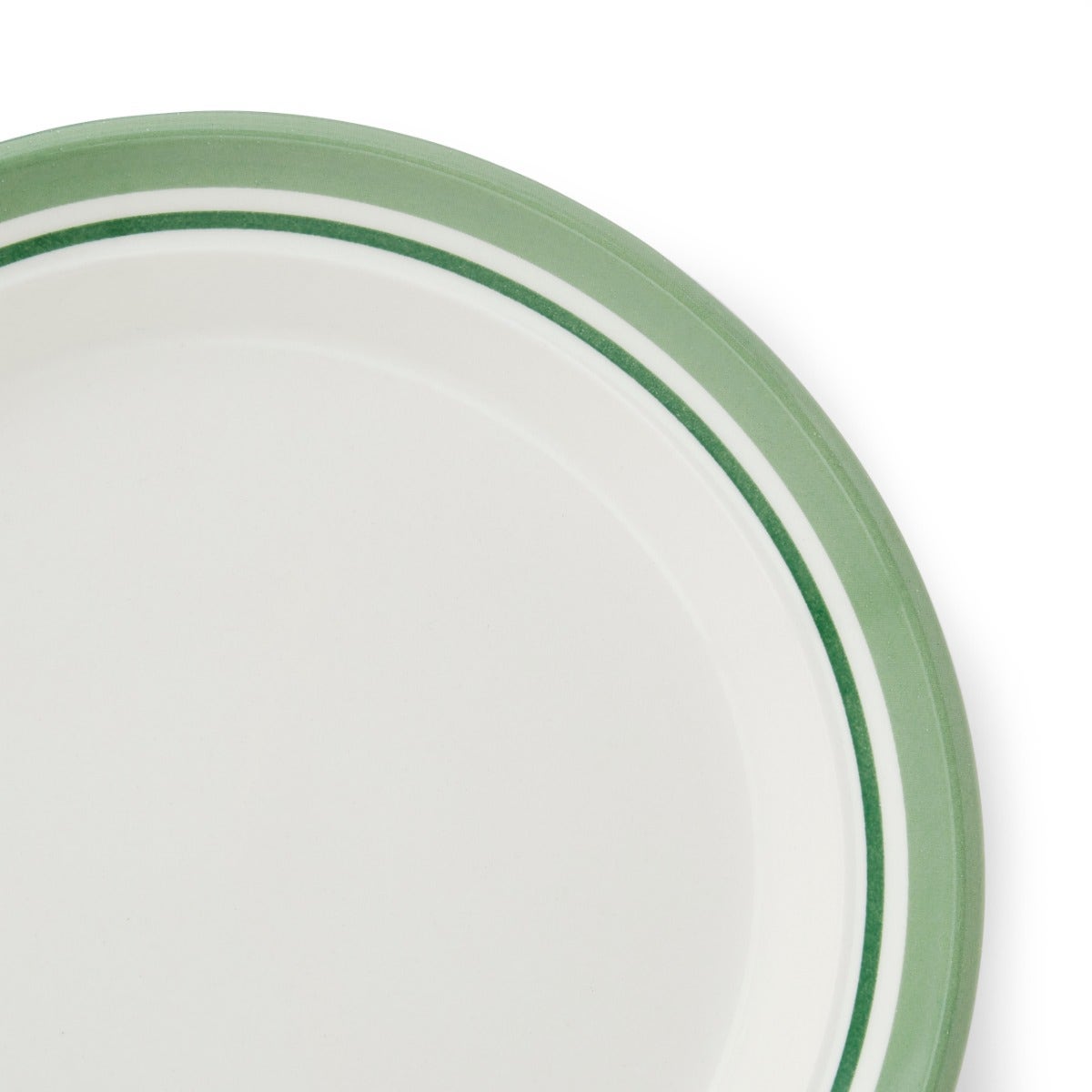 Potter's Stripe Set of 4 Bread Plates, Green