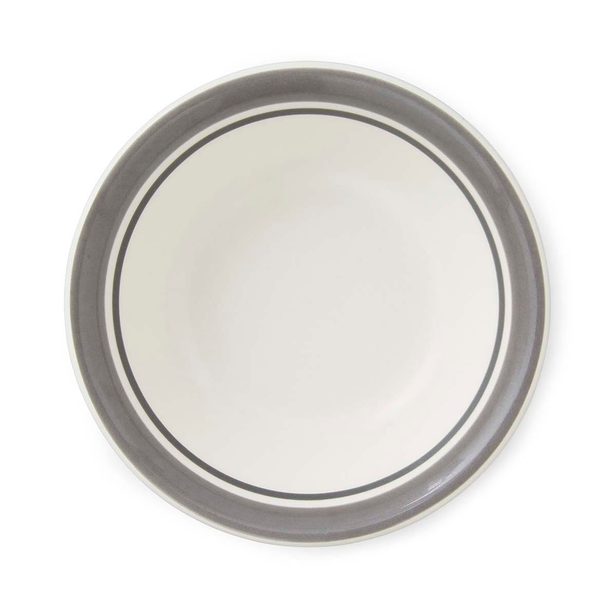 Potter's Stripe Set of 4, 13cm Bowls, Grey