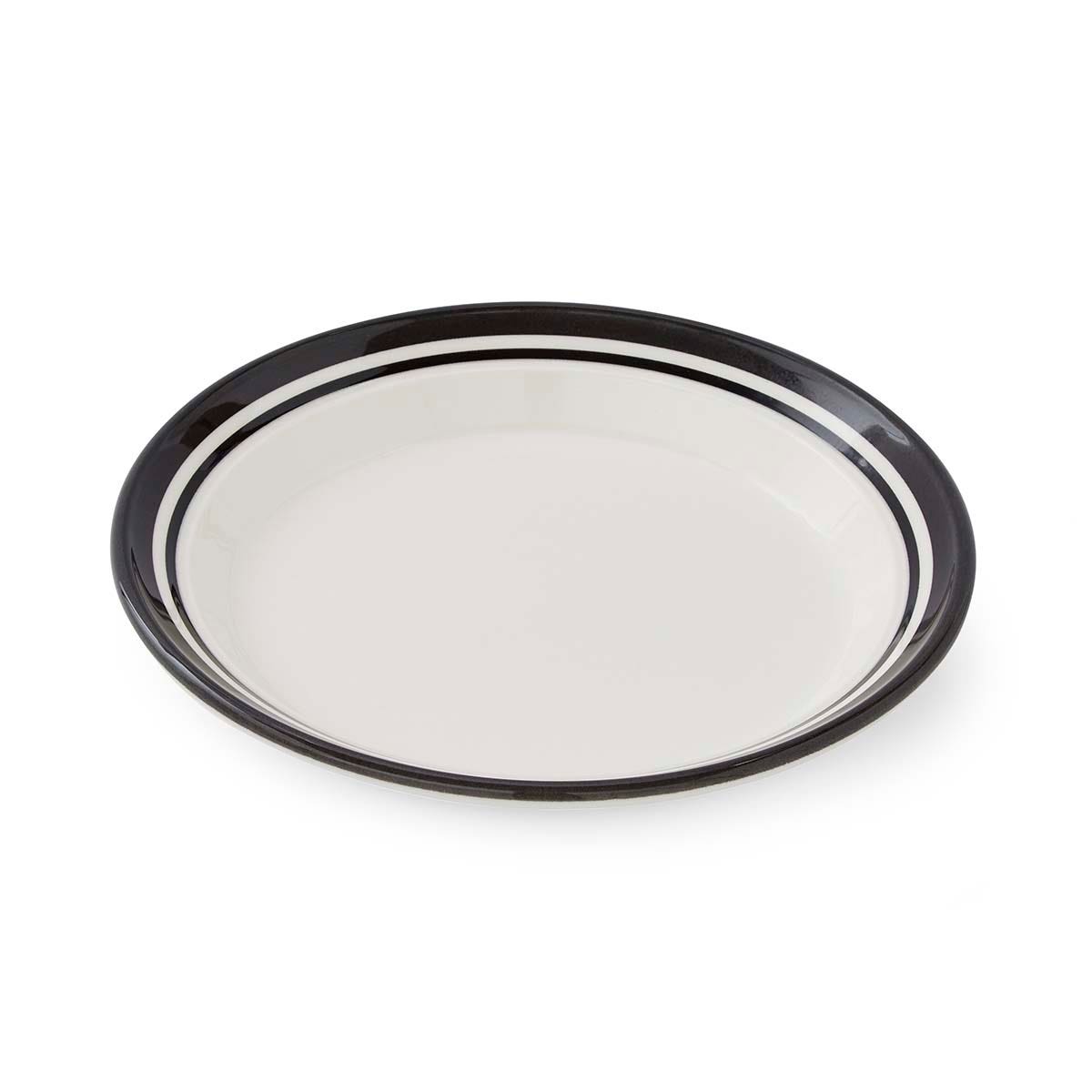 Potter's Stripe Set of 4 Side Plates, Black