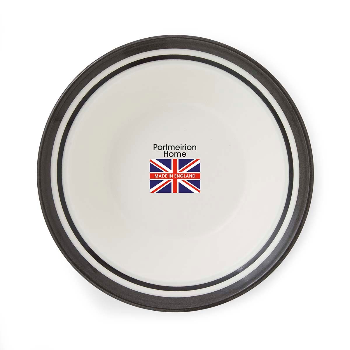 Potter's Stripe Set of 4 Oatmeal Bowls, Black