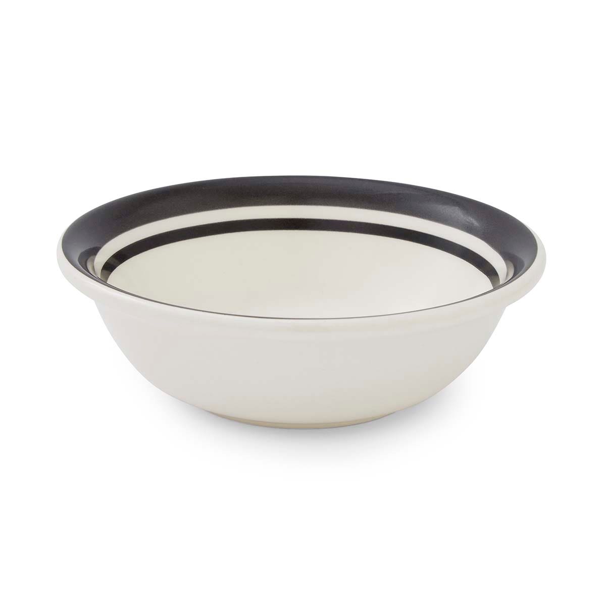 Potter's Stripe Set of 4, 13cm Bowls, Black