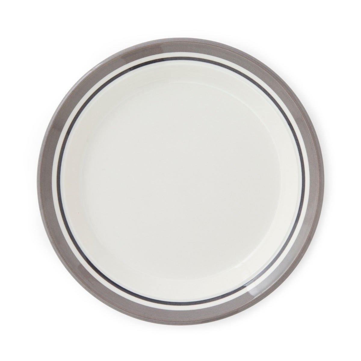 Potter's Stripe Side Plate, Grey