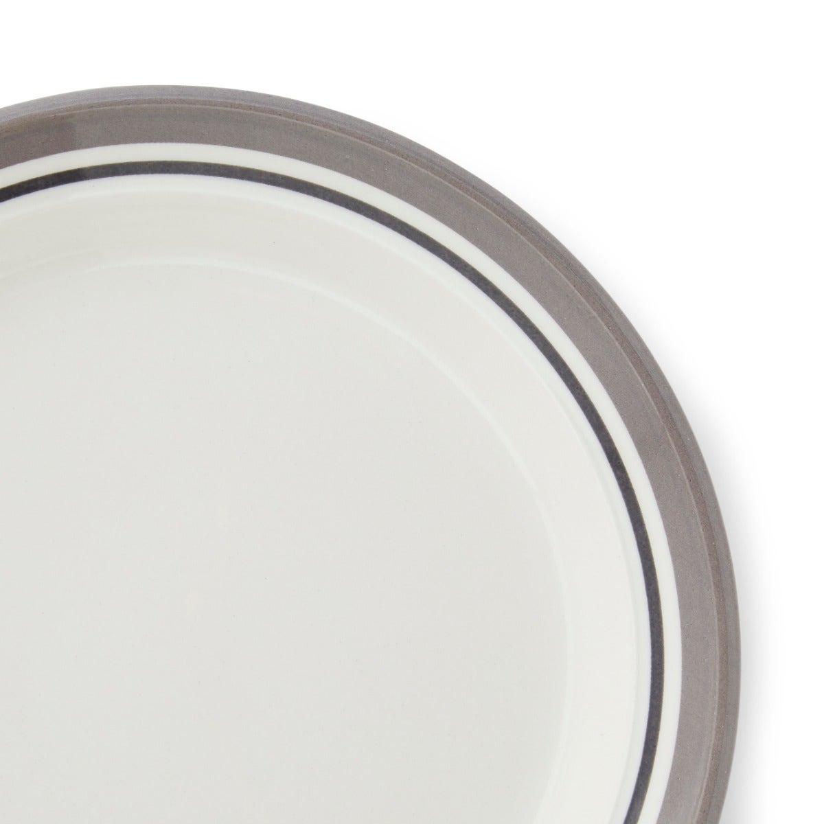 Potter's Stripe Side Plate, Grey