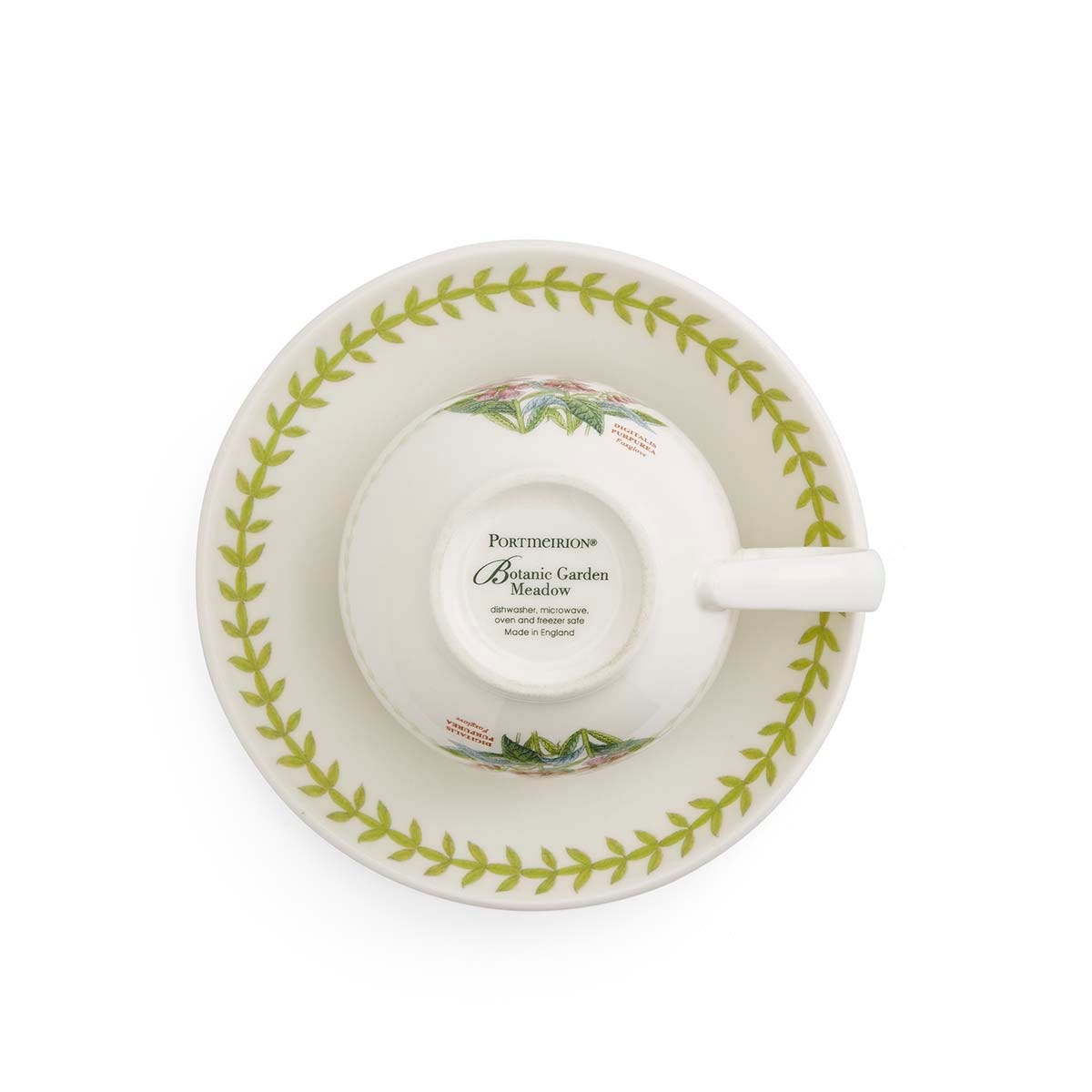 Botanic Garden Meadow Teacup & Saucer, Foxglove