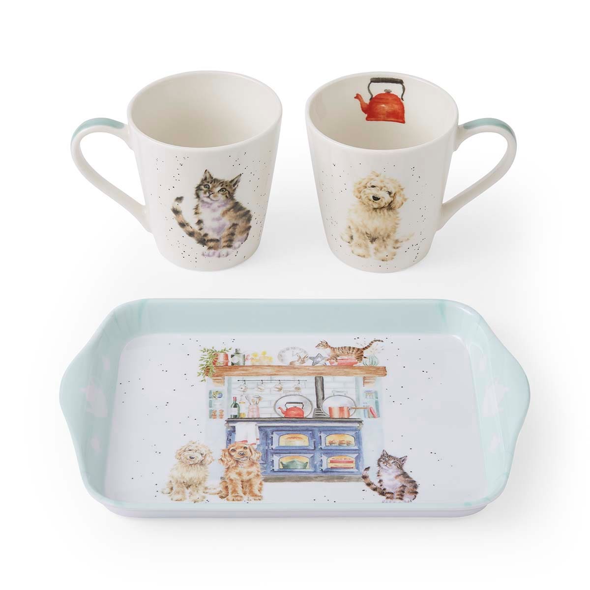 Wrendale Designs Country Kitchen Mug & Tray Set