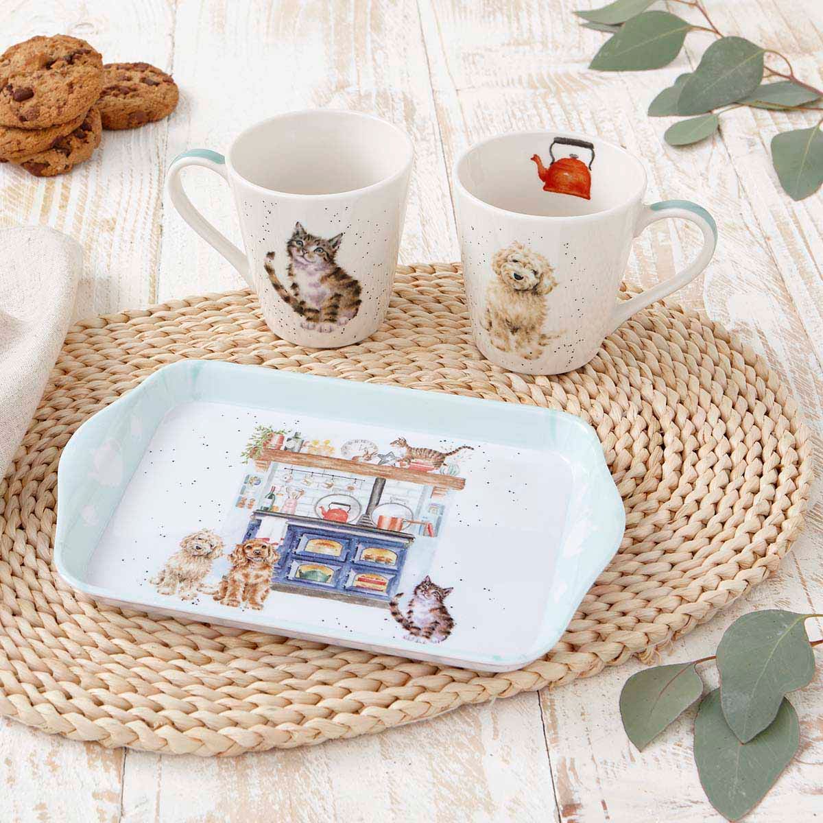 Wrendale Designs Country Kitchen Mug & Tray Set