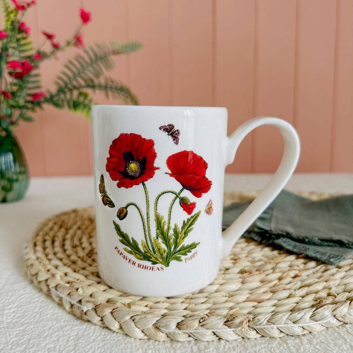 Botanic Garden Poppy Coffee Mug