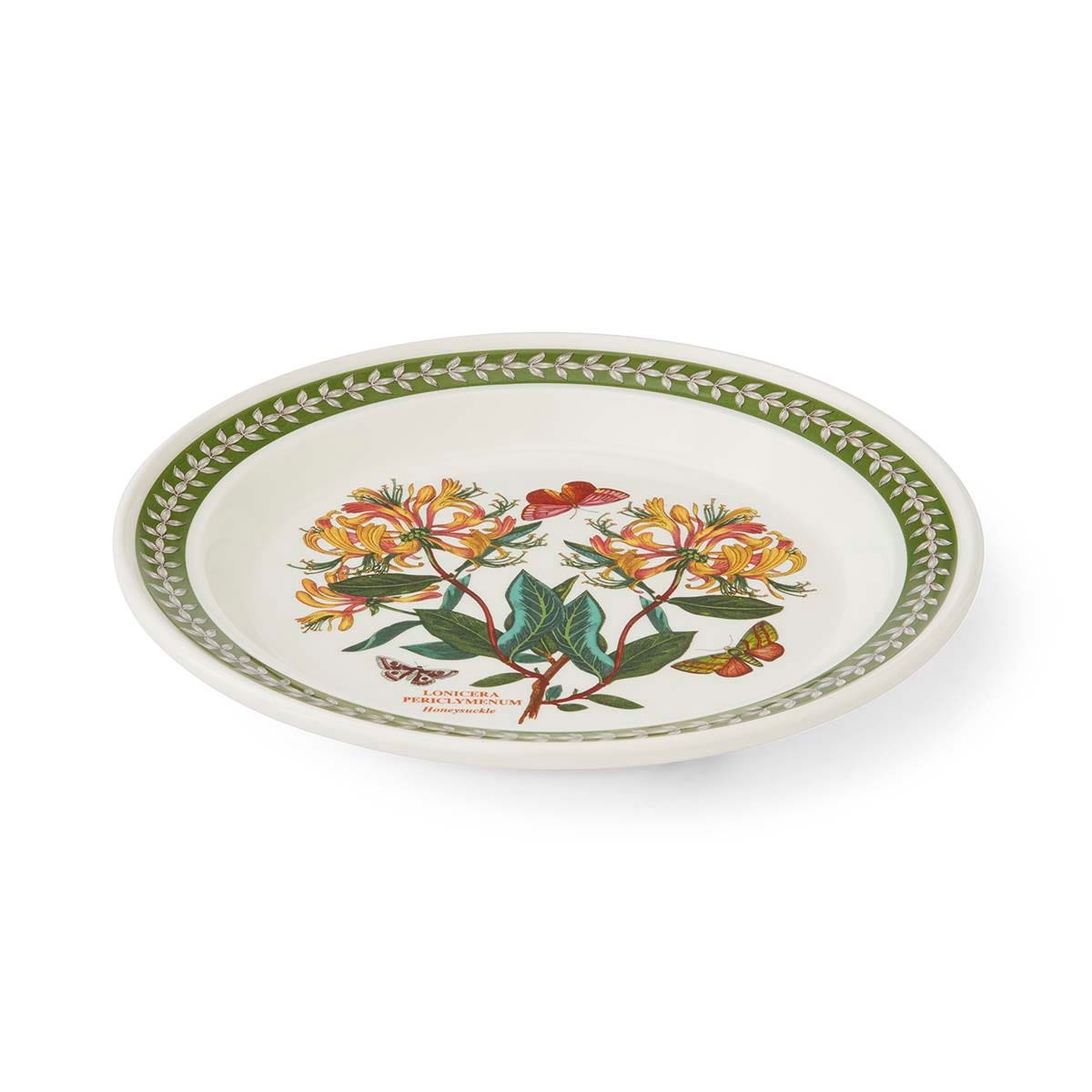 Botanic Garden Etchings Dinner Plate, Honeysuckle
