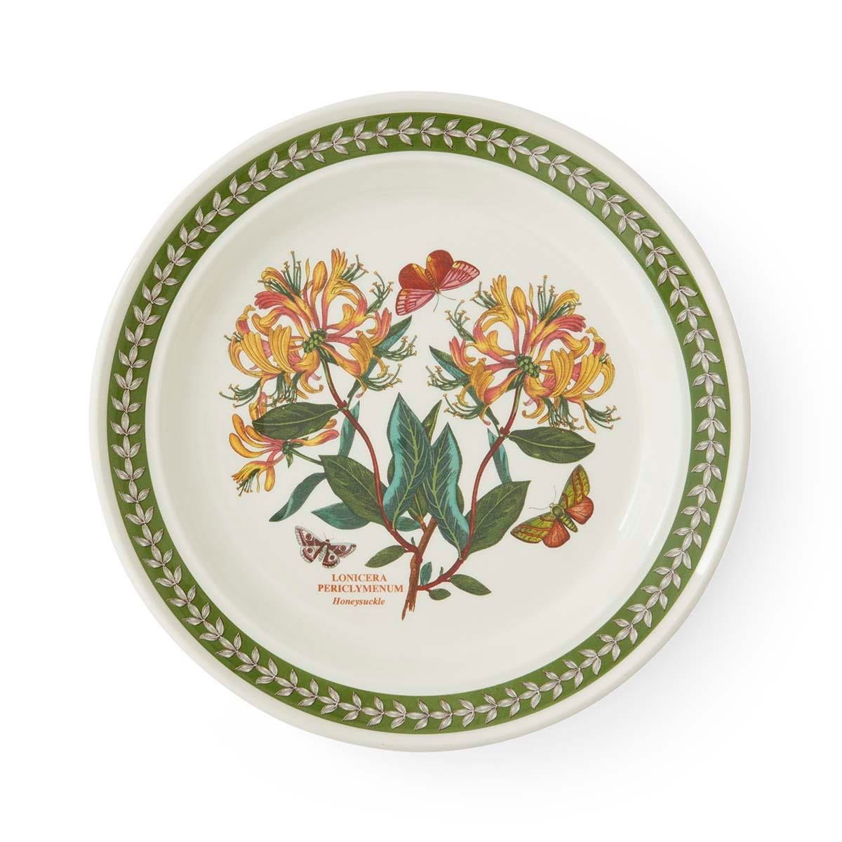 Botanic Garden Etchings Dinner Plate, Honeysuckle
