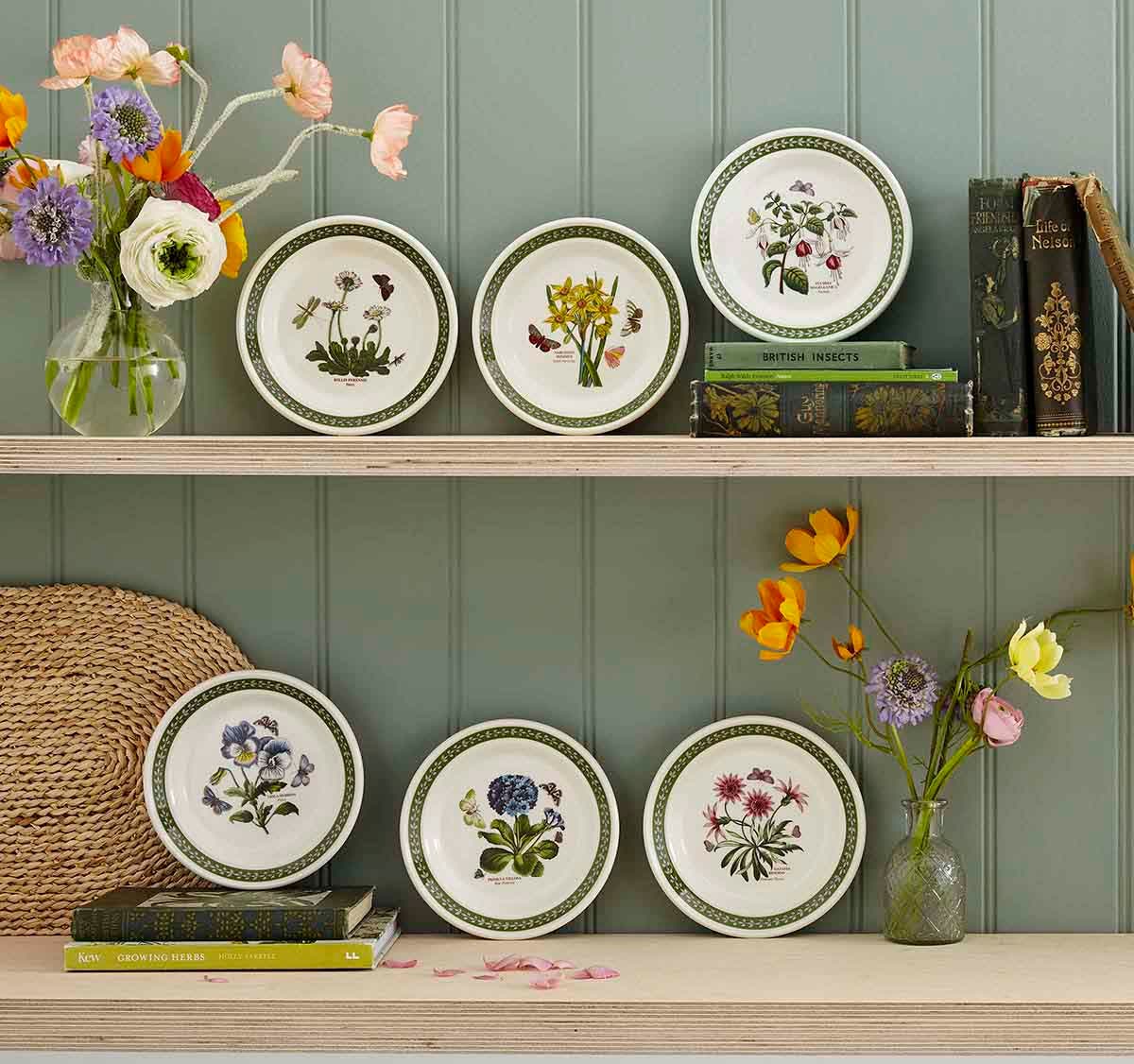 Botanic Garden Etchings Side Plate, Primula