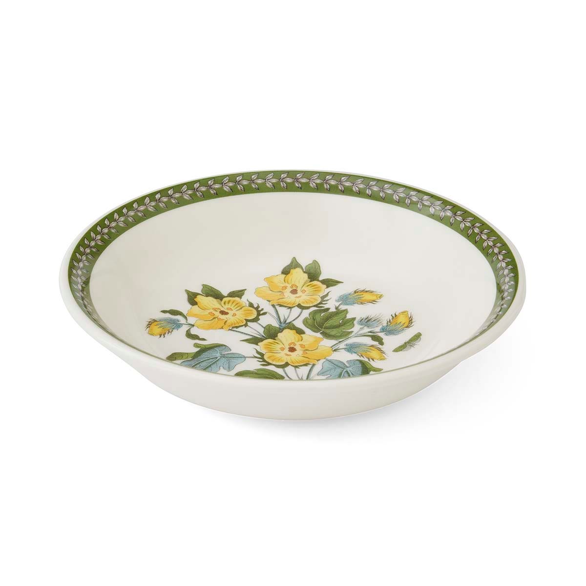 Botanic Garden Etchings Pasta Bowl, Cotton Flower