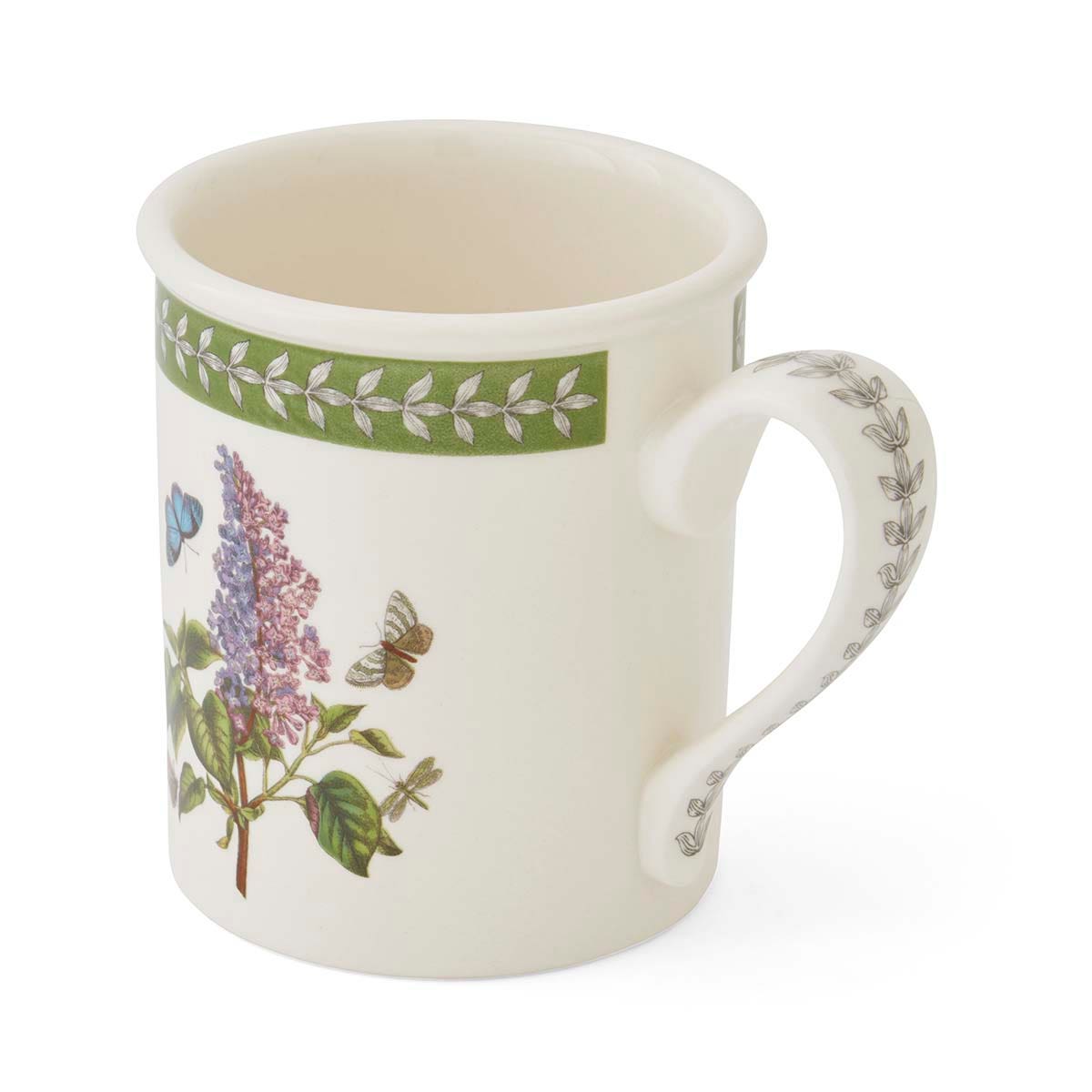 Botanic Garden Etchings Breakfast Mug, Garden Lilac