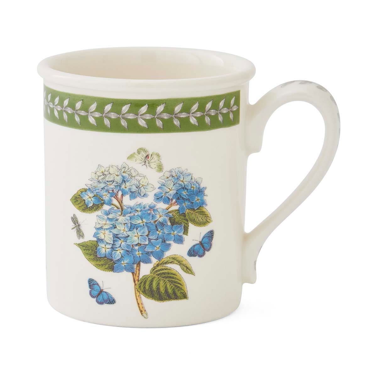 Botanic Garden Etchings Breakfast Mug, Hydrangea