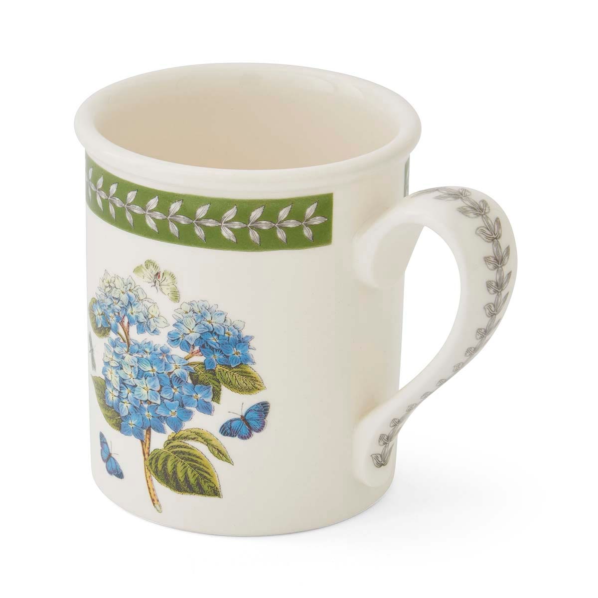 Botanic Garden Etchings Breakfast Mug, Hydrangea