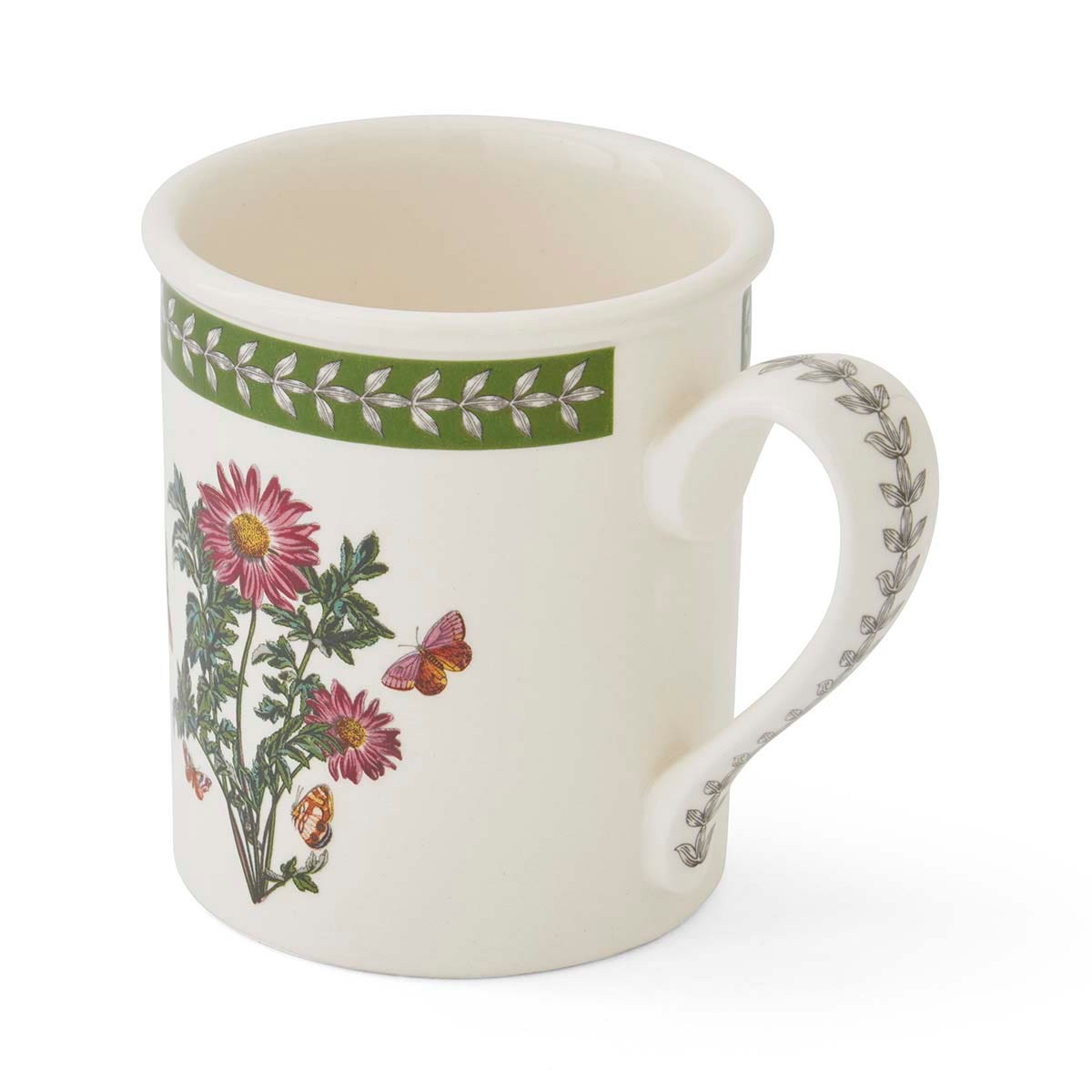 Botanic Garden Etchings Breakfast Mug, Chrysanthemum