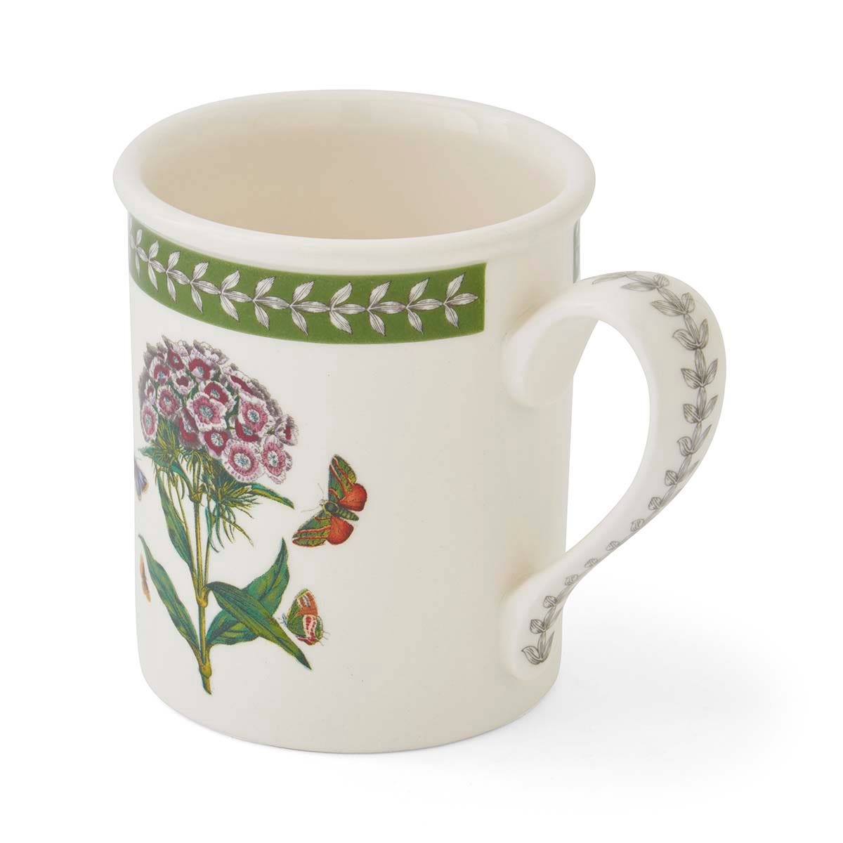 Botanic Garden Etchings Breakfast Mug, Sweet William