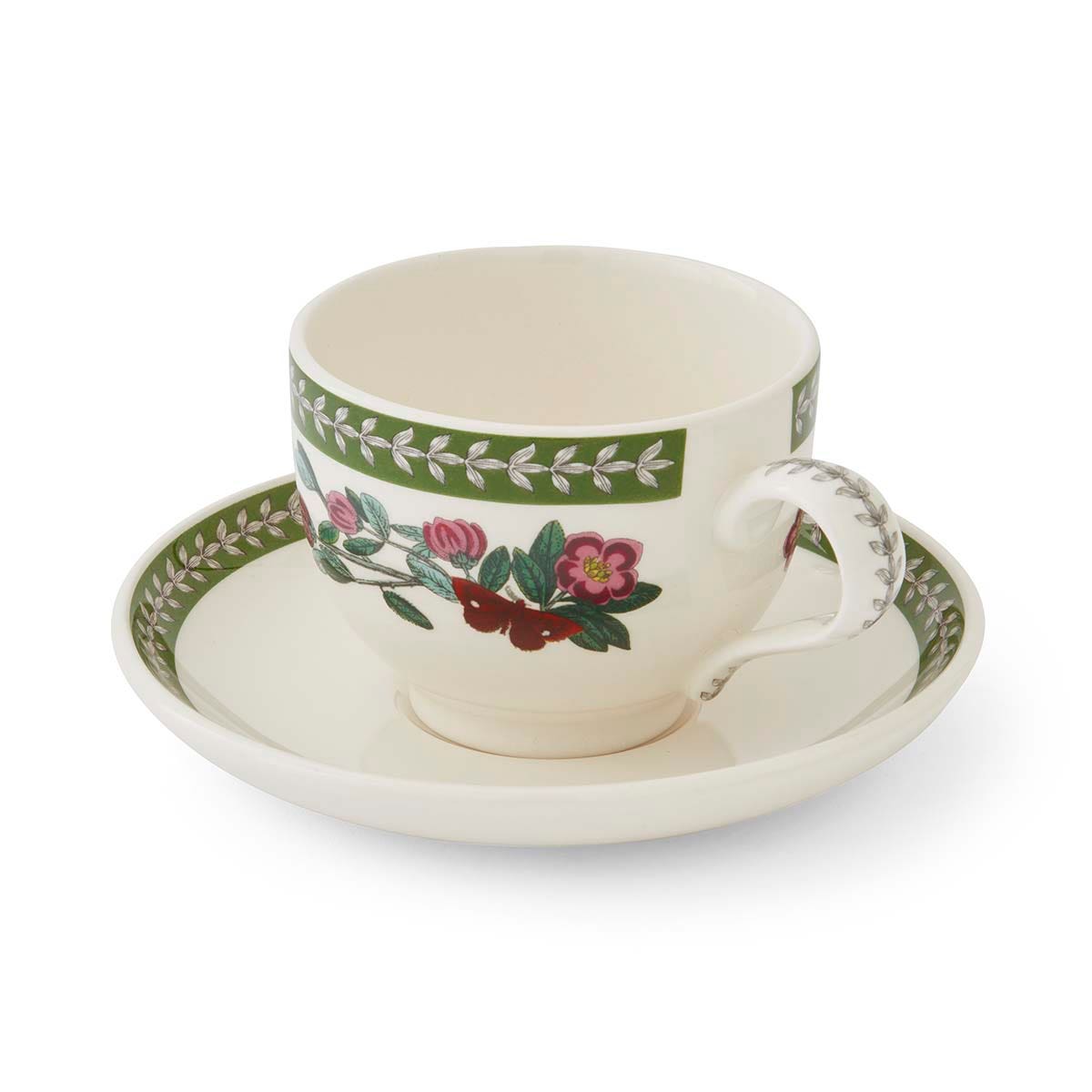 Botanic Garden Etchings Set of 6 Teacup & Saucers
