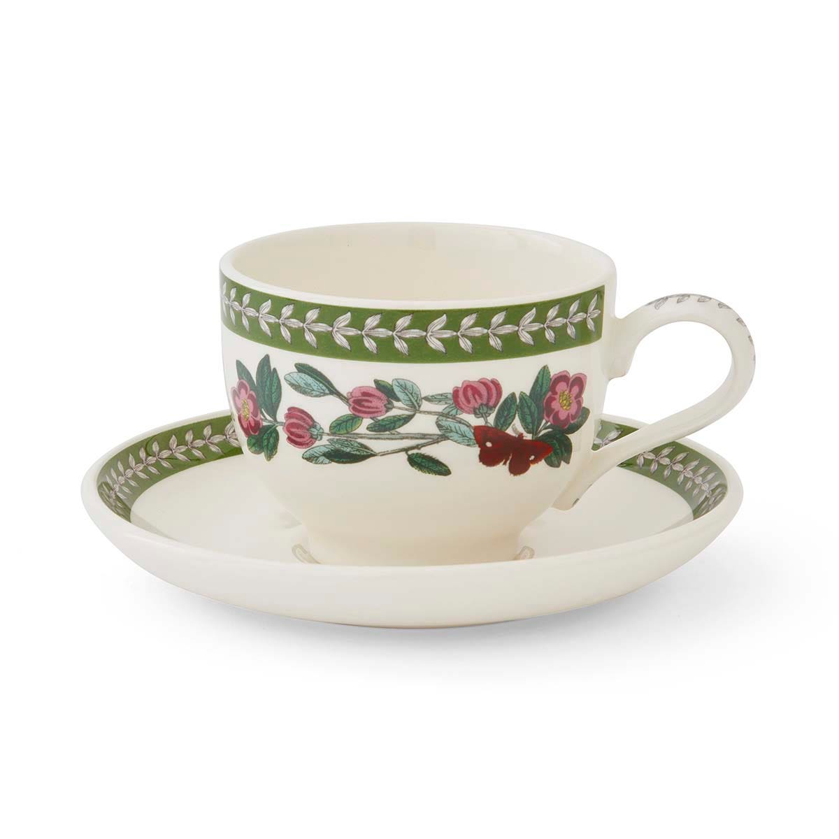 Botanic Garden Etchings Set of 6 Teacup & Saucers