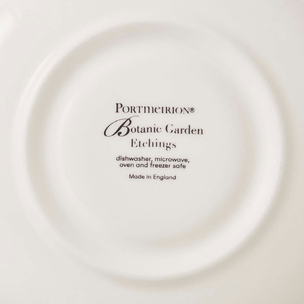 Botanic Garden Etchings Set of 6 Teacup & Saucers