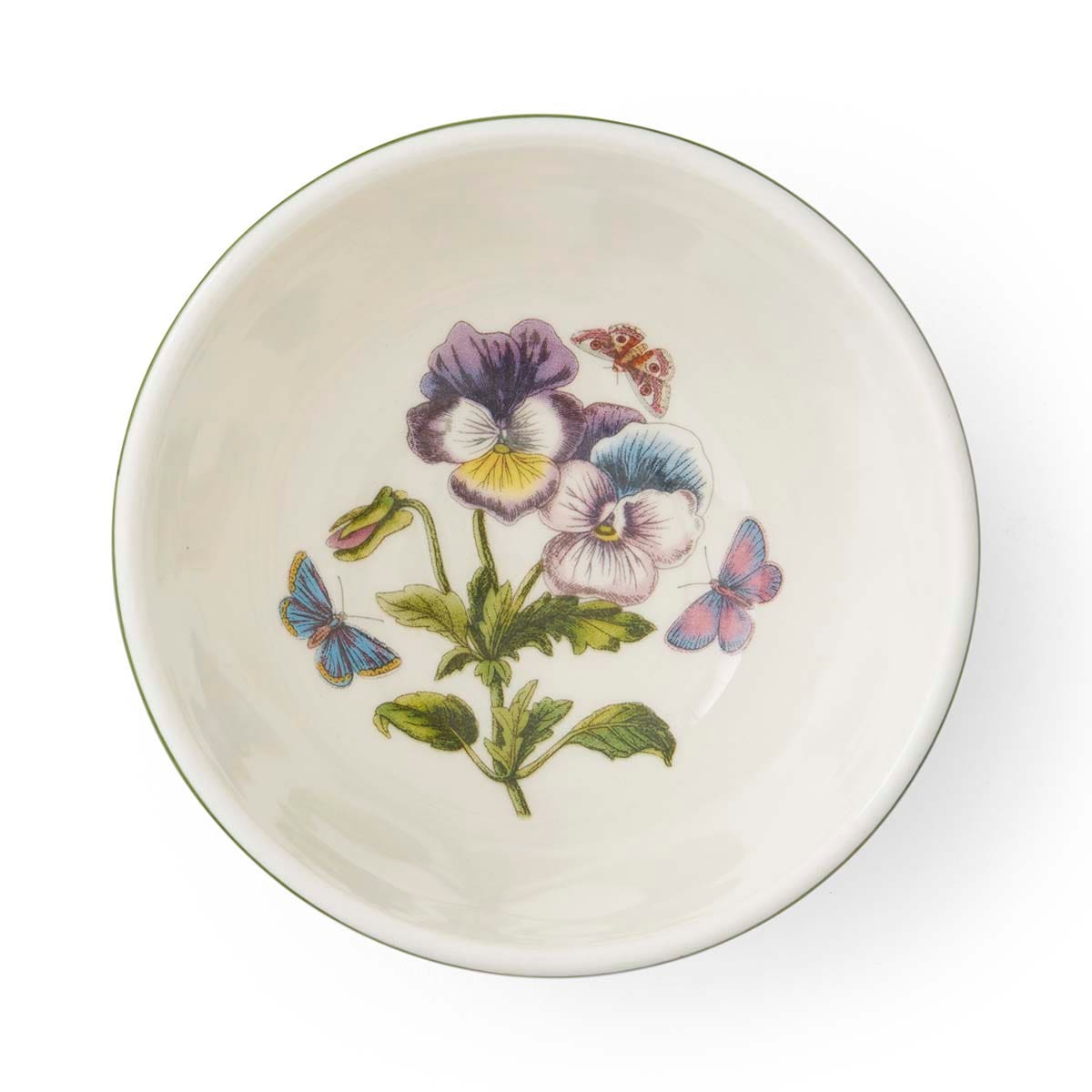 Botanic Garden Etchings, 4 Inch Stacking Bowl, Pansy