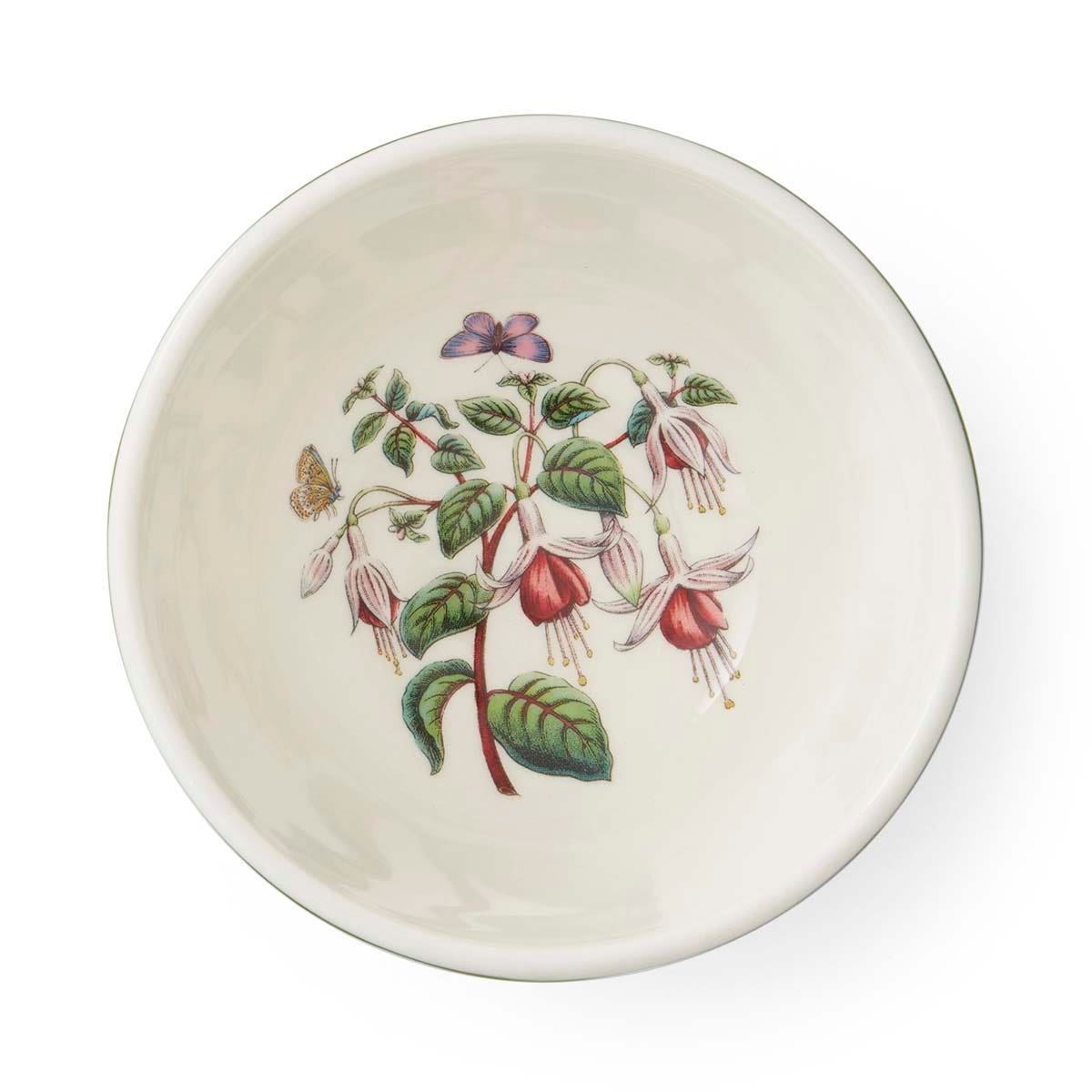 Botanic Garden Etchings, 4 Inch Stacking Bowl, Fushia