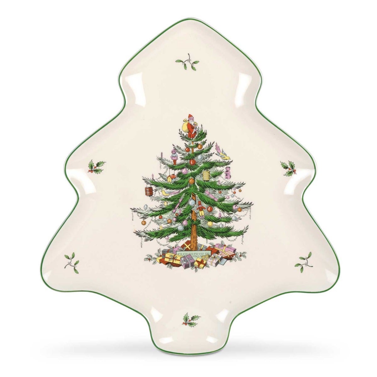 Christmas Tree Shaped Tree Dish 