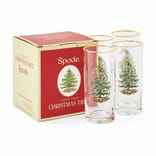 Christmas Tree Set of 4 Highball Glasses