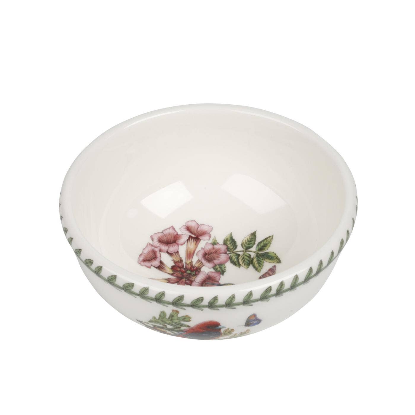 Portmeirion Botanic Garden Birds Fruit Salad Bowl Ruby Hummingbird