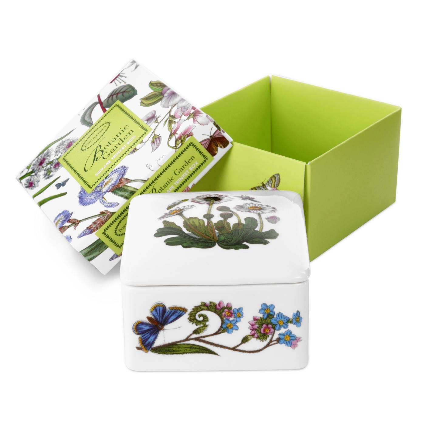 Portmeirion Botanic Garden Square Ceramic Trinket Box