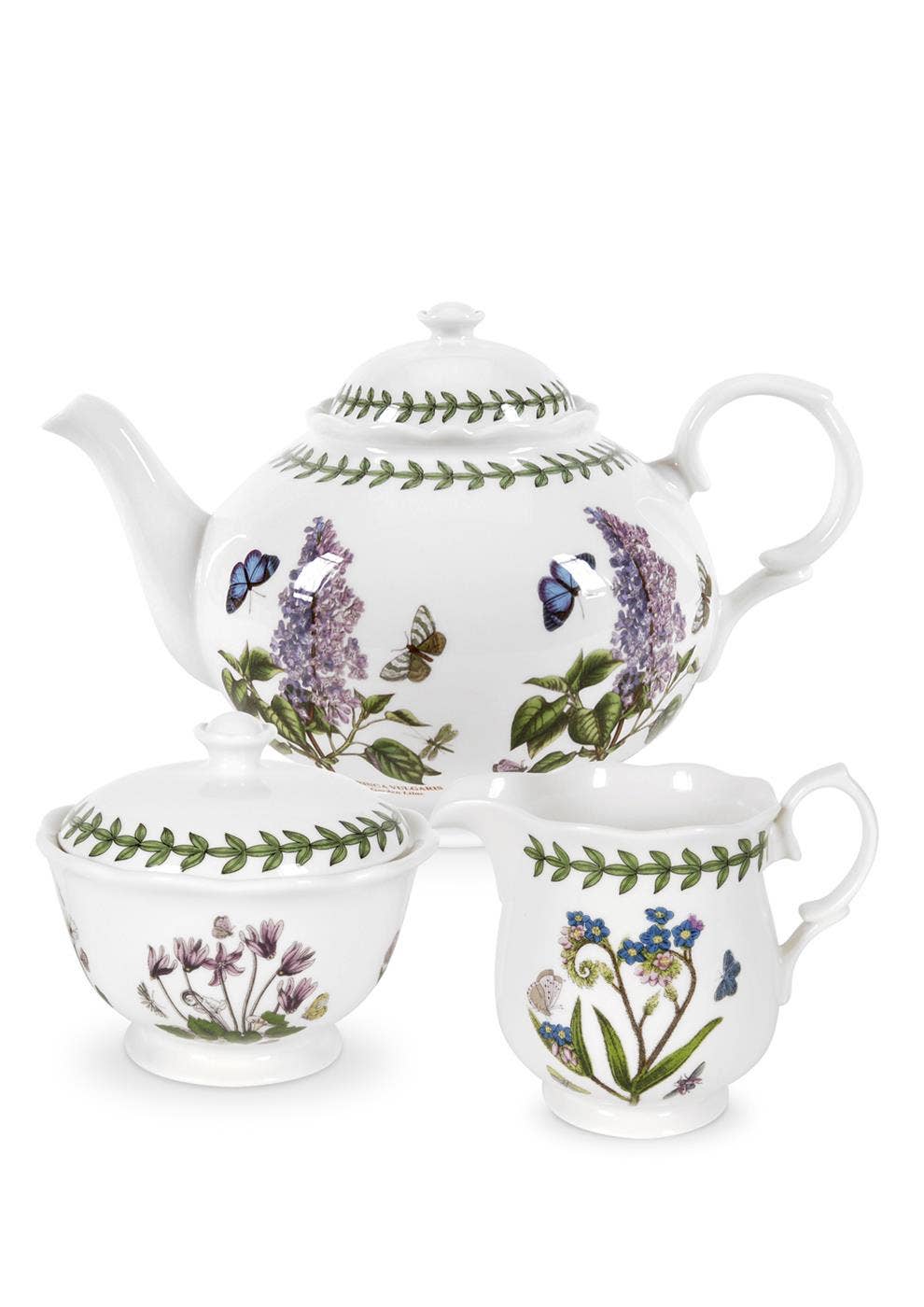 Portmeirion Botanic Garden 3 Piece Tea Set