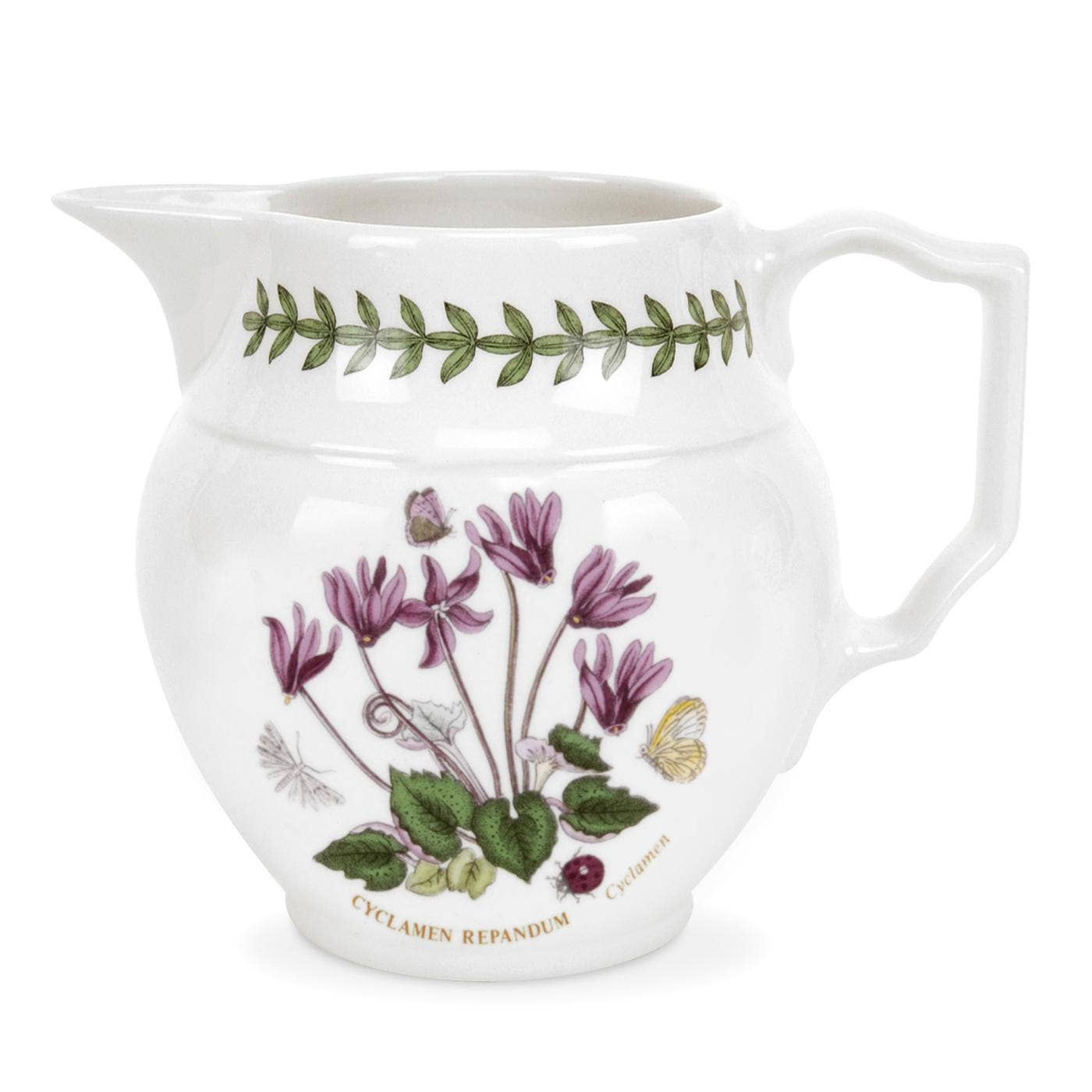 Portmeirion Botanic Garden Staffordshire Jug 1pt Cyclamen