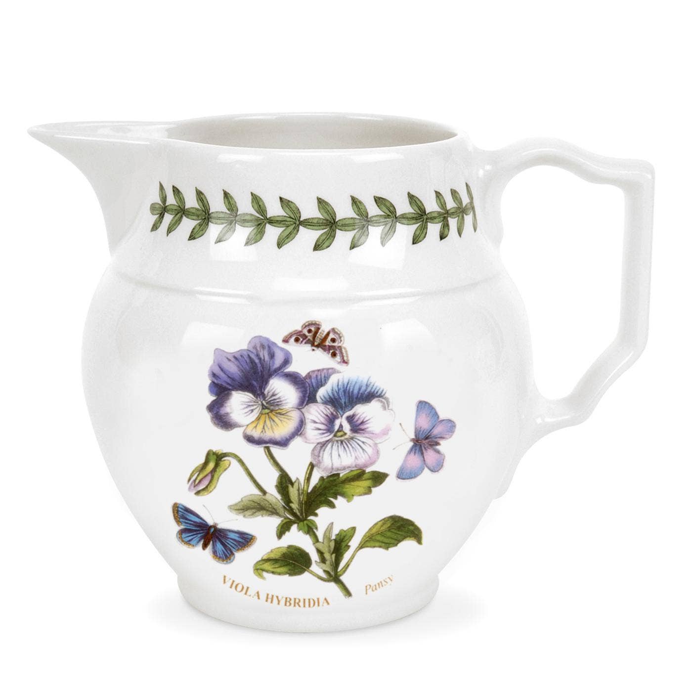 Portmeirion Botanic Garden Staffordshire Jug 1pt Pansy