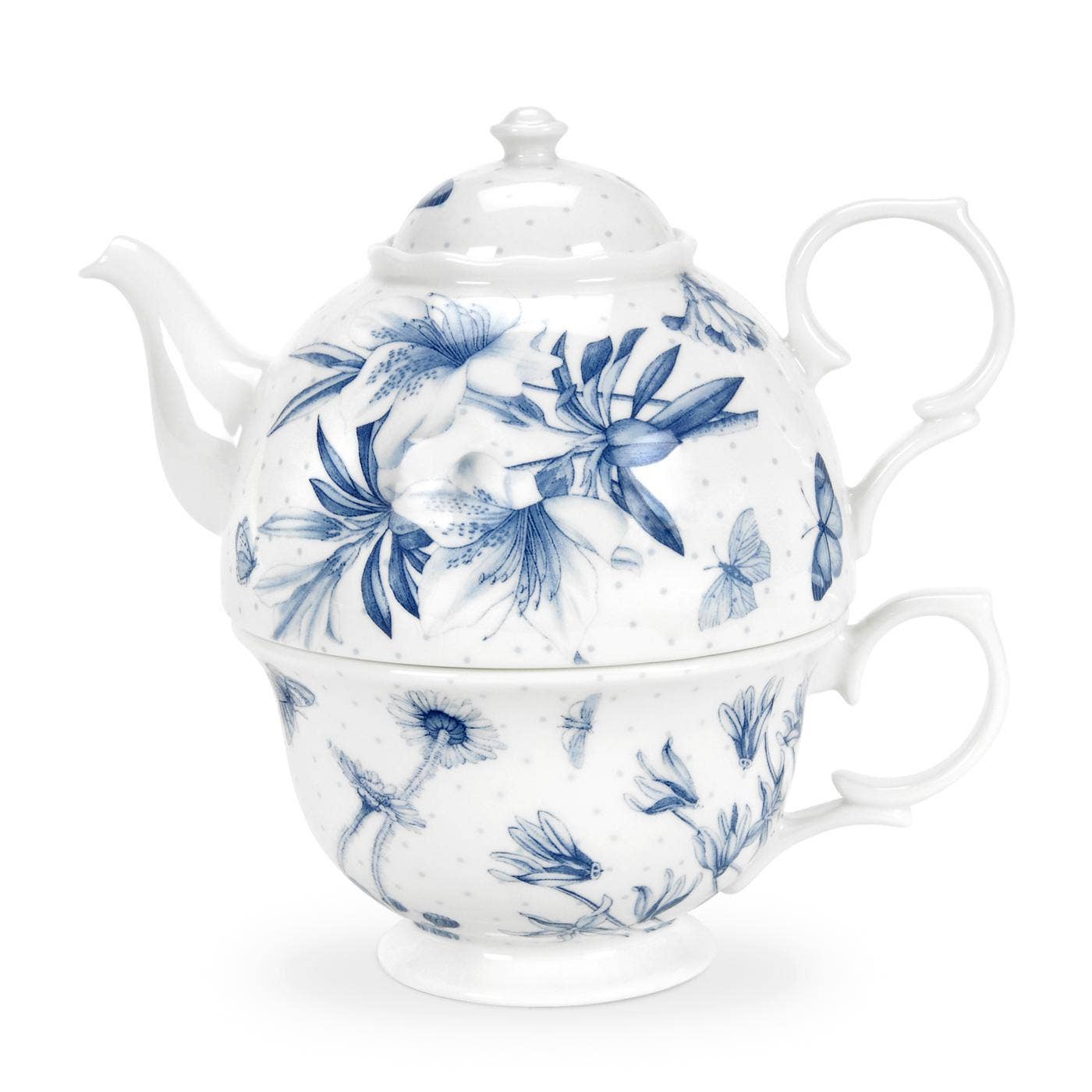 Portmeirion Botanic Blue Tea for One