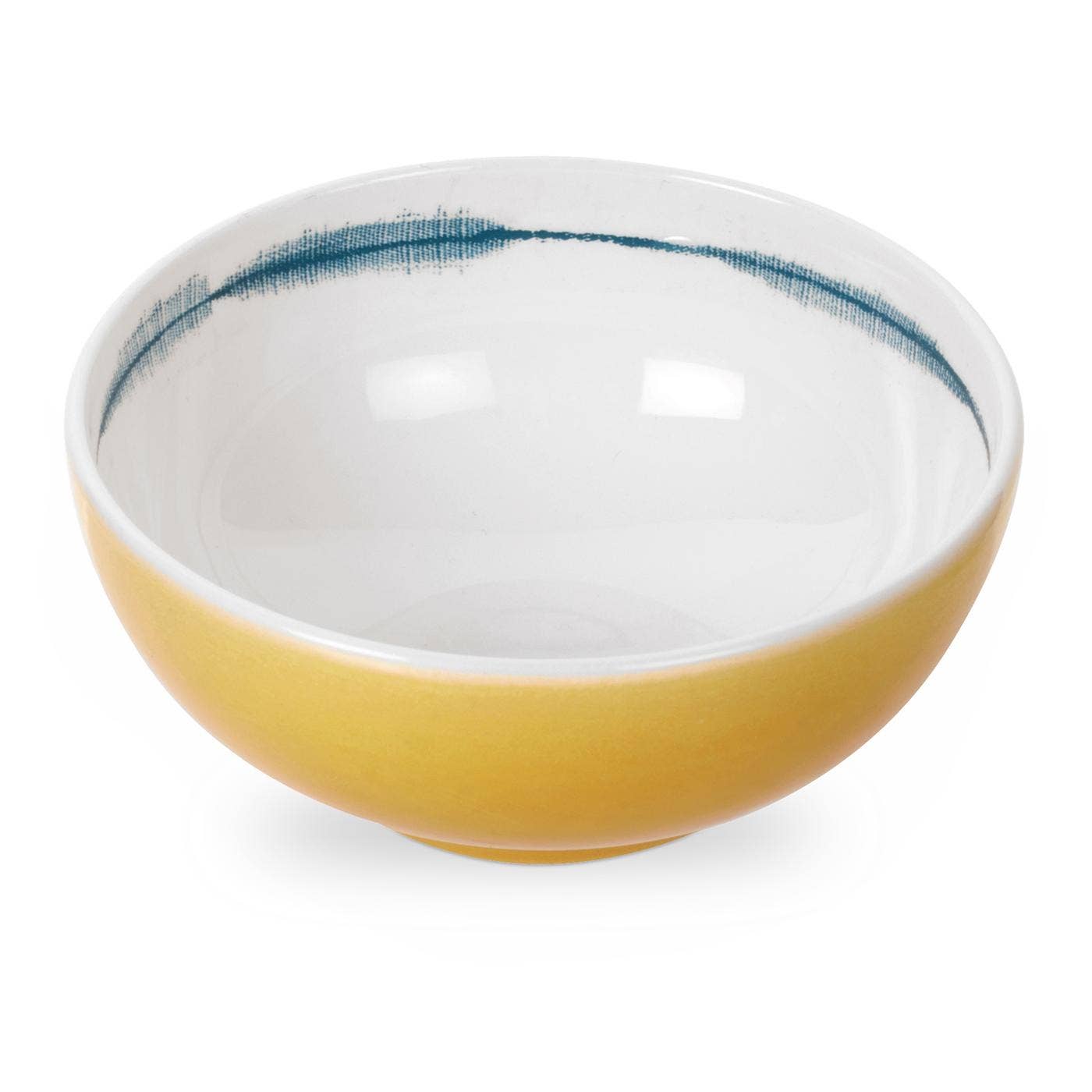 Portmeirion Coast 6 Inch Cereal Bowl Yellow Set of 4