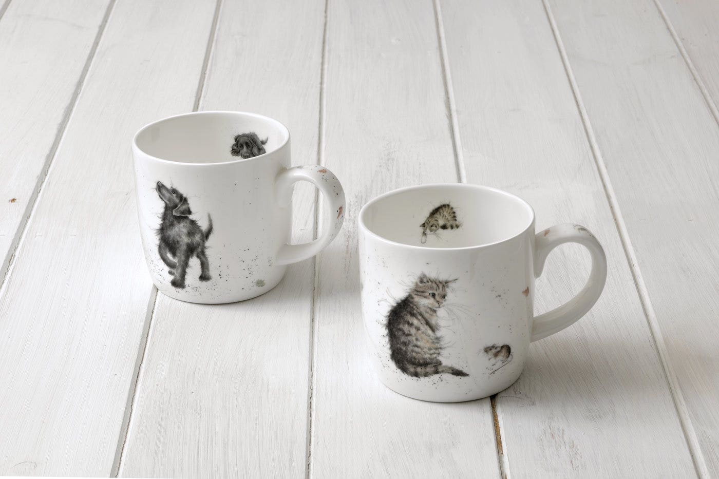 Royal Worcester Wrendale Designs Walkies Labrador Fine Bone China Mug 