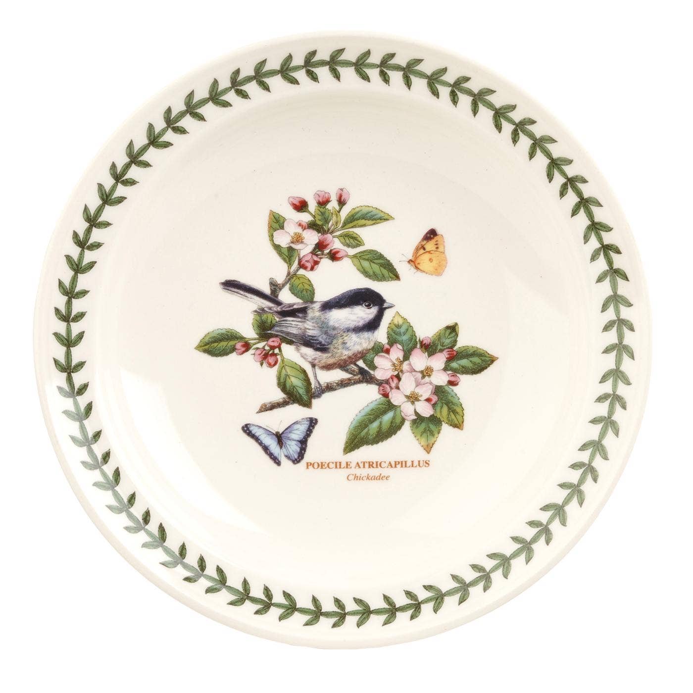 Seconds Portmeirion Botanic Birds Set of 6 10 Inch Plates - No Guarantee of Bird Design