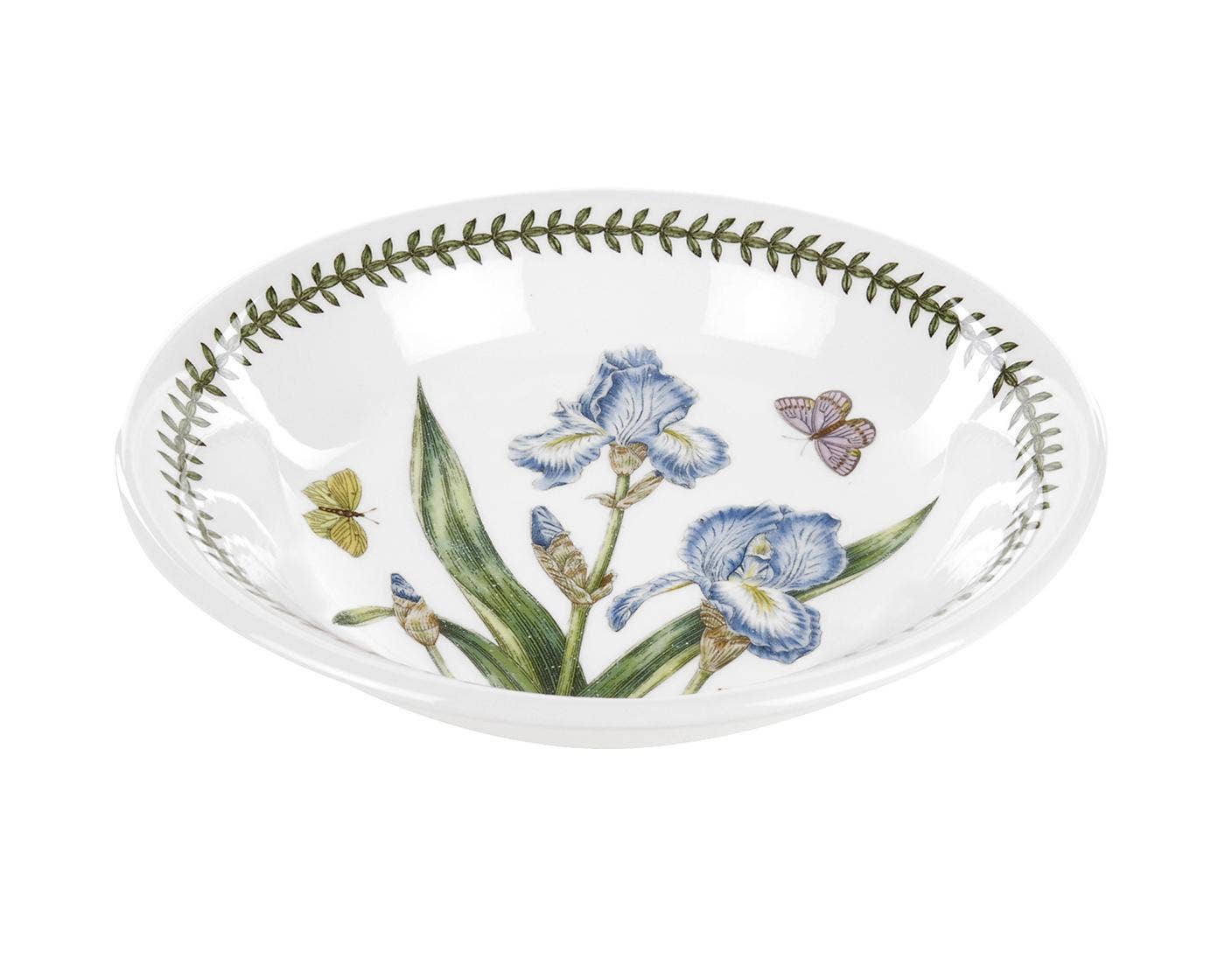 Seconds Portmeirion Botanic Garden Set Of 6 8 Inch Pasta Bowls - No Guarantee of Flower Design